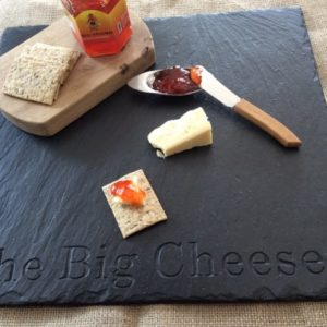 The Big Cheese Personalised Slate Board